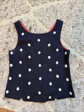 Odille Red Beaded Top